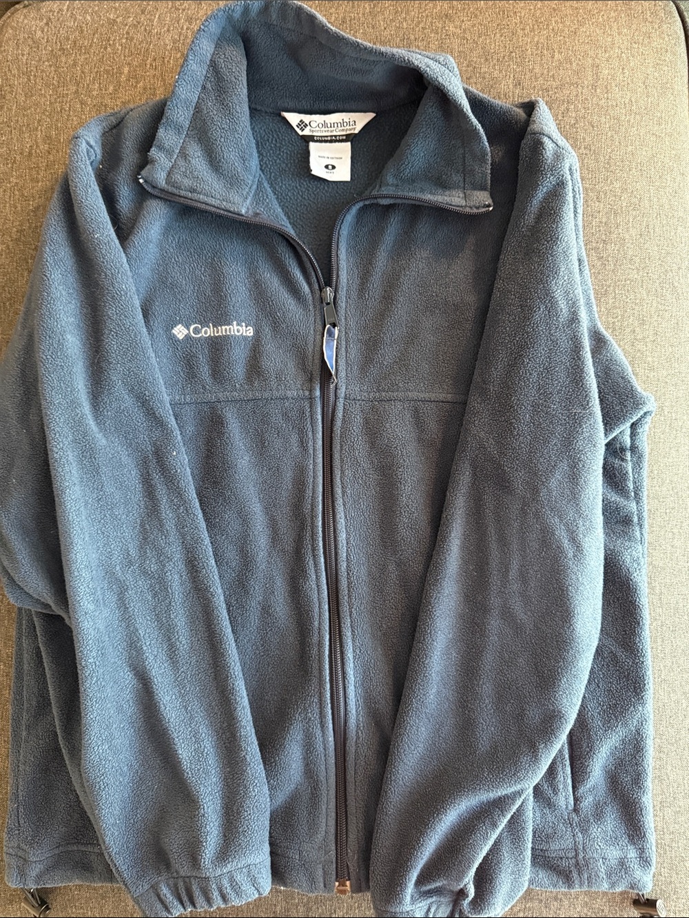 Columbia Men's Slate Blue Full-Zip Fleece Jacket